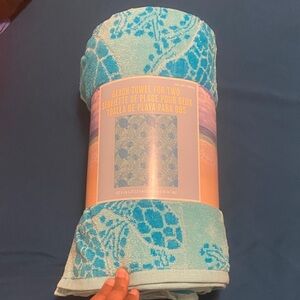 Serra Blue and Turquoise Kids One-Piece Swim Suit